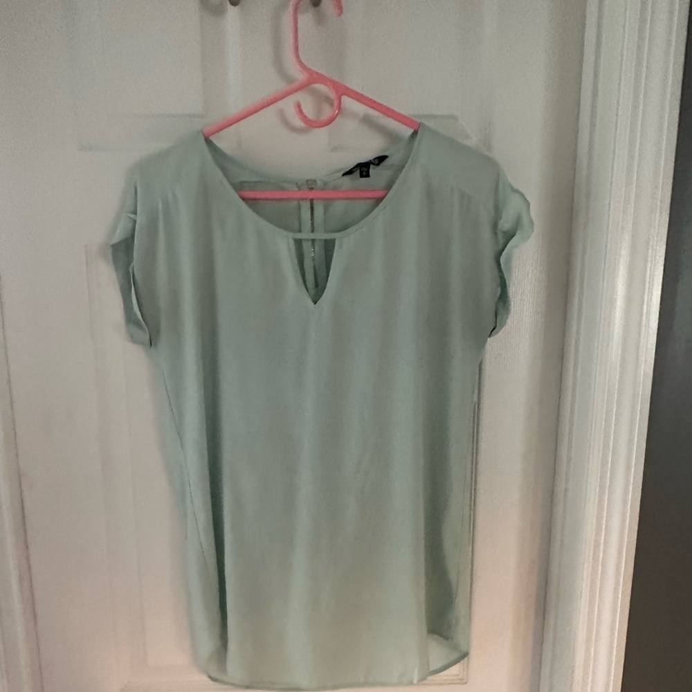 Express silk blouse (mint green)